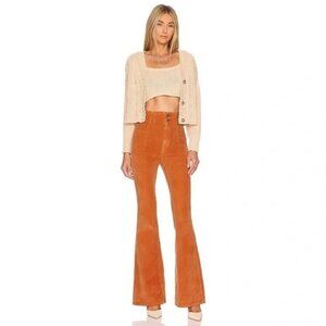 We the Free People Jayde Corduroy Flare Pants High Waist Retro Boho Women 25